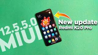 MIUI 12.5.5 Stable Update By Xiaomi EU For Redmi K20 Pro | Bug Fixes, Performance & Gaming..