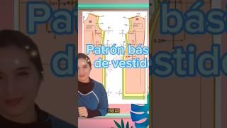 patrón básico de vestido ! #costura #patrones #tutorial