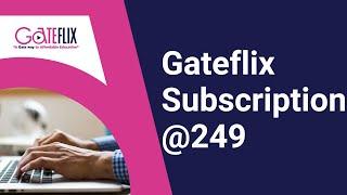 GATEFLIX - GATE Video Lectures at ₹49/Subject Only