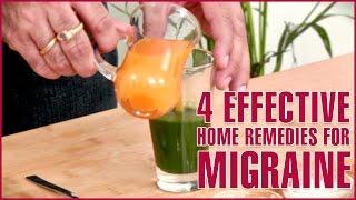 3 Best Home Remedies For MIGRAINE RELIEF