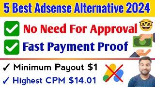 Top 5 Adsense Alternative Ad Network No Need For Approval | Best Blogger Ad Network - SmartHindi