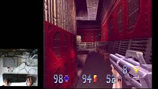 usb-to-ps1-mouse-pro live testing - Quake II