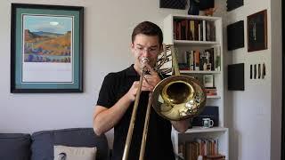 Bass Trombone Etude: Tyrrell #1 - "Advanced Etudes for Bb Bass"