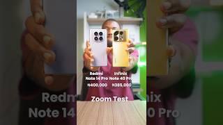 Redmi Note 14 Pro 4G vs Infinix Note 40 Pro 4G Zoom Test