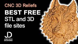 Best free and paid for STL and 3D model sites - CNC relief carvings