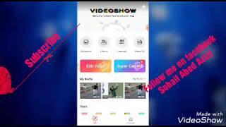 How to edit videos on video show/Technical sohail