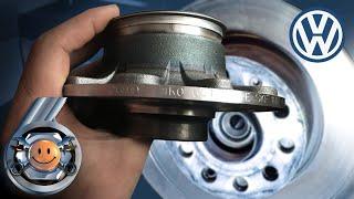 How to replace Rear wheel Hub Bearing Golf Plus