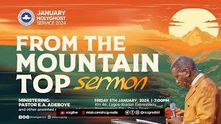 PASTOR E.A ADEBOYE SERMON | FROM THE MOUNTAIN TOP