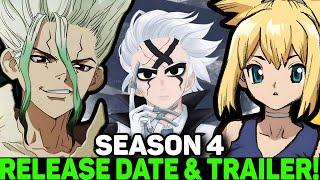 DR STONE SEASON 4 RELEASE DATE & TRAILER - [Official]