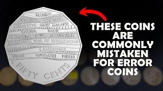 THESE COINS ARE COMMONLY MISTAKEN FOR ERROR COINS