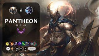 Pantheon Mid vs Talon - KR Master Patch 14.6