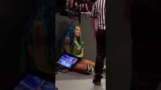 Sasha Banks REACTION after Losing Against Bianca Belair |LegitBossedUp #Shorts #SashaBanks #WWE