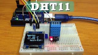 DHT11 Temperature and Humidity Sensor module with Arduino.
