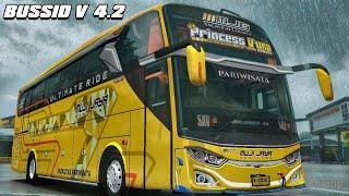 MOD BUSSID TERBARU 4.2 JETBUS 3 GEN 4 MUJI JAYA PRINCESS V'UNA PALING DETAIL #bussid