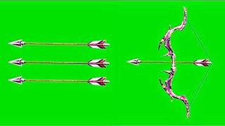 Arrow and Bow Green Screen Effects | Ancient War Weapons