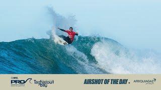 2025 Pro Taghazout Bay Day 4 Airshot of the Day by Afriquia Gaz