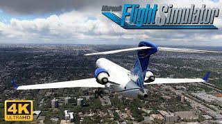 Microsoft Flight Simulator 2020 CRJ 550 ULTRA Graphics Miami Airport Landing |  4K