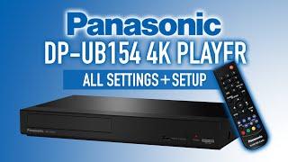 Panasonic UB154 4K Blu-Ray Player | All Settings + Initial Setup