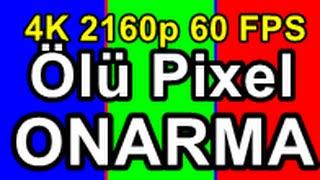 Ölü Pixel Onarma 4K 2160p 60FPS (1 Saat Boyunca RGB Yanıp Söner)