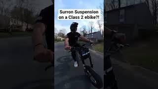 Surron Suspension on a Class 2 ebike?! #p51 #p51ebike