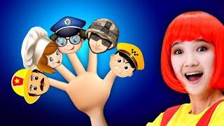 Profession Finger Family + More Nursery Rhymes & Kids Songs | Hahatoons Songs