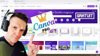 COMMENT AVOIR CANVA PRO GRATUIT 2024.️