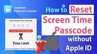 How to Reset Screen Time Passcode without Apple ID