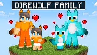 Having a DIREWOLF FAMILY in Minecraft