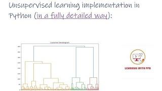Implementing Unsupervised Learning in Python | #AI