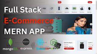 Full Stack E-Commerce Responsive MERN App with Auth, Search, Filter, Upload Product | React, MongoDB