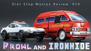 Diet Stop Motion Review 010 - Earthrise Ironhide and Prowl