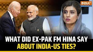 Former Pakistani Foreign Minister Hina Rabbani says, 'Exceptionalism for India…' about India-US ties