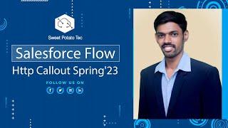 Create Salesforce Flow HTTP Callout Spring'23 | Sarav | Sweet Potato Tec