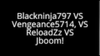 Blackninja797 VS Vengeance5714, VS ReloadZz VS JBoom! (CoD 4 Remastered Sniping!)