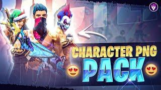 CHARACTER PNG PACK FREE FIRE | VIJAY GFX