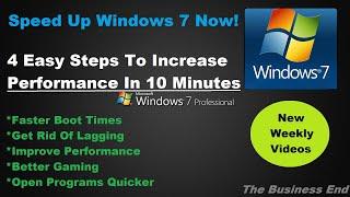 How To Speed Up Windows 7 All Versions [ 2022 ] in Under 10mins