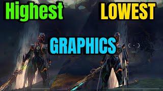 Warframe Mobile Lowest & Highest Graphics Settings Gameplay!