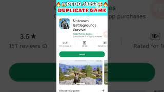 pubg duplicate game under 100mb|pubg copy games|#shorts #viral #freefire #pubg #pubgmobile