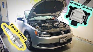 Changing Spark Plug & Ignition Coil, 2011-2018 VW Jetta (2.0L NA)