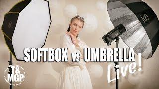 Umbrella vs Softbox | LIVE with Gavin Hoey