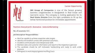 MH Group Job Circular