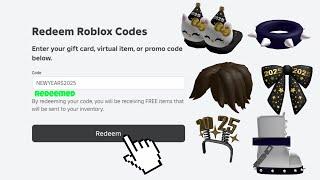 NEW ROBLOX PROMO CODES FOR NEW YEARS 2025!!! | Roblox Promo Codes