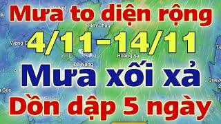 Dự báo thời tiết hôm nay và ngày mai 5/11/2024 | dự báo bão mới nhất | thời tiết 3 ngày tới