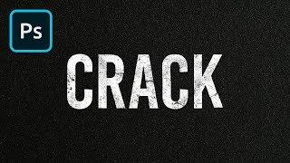 Create a Cracked TEXT EFFECT Photoshop Tutorial