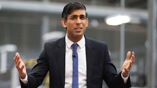 ‘Absolutely appalling’: Rishi Sunak holds press conference in the rain