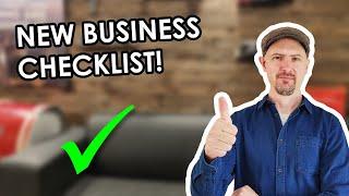 How to be self employed - UK BUSINESS STARTUP CHECKLIST!