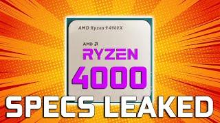 Zen 3 Ryzen 4000 Desktop Leaks - Specs, Performance, & Launch Date