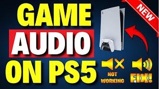 How to Fix Game Audio on PS5 ( FIXED )