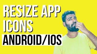 How to resize android and iOS app icons in different sizes free for web developers tools 2020