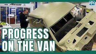 Making progress on the XC Falcon Panel Van #10 Magnum Force